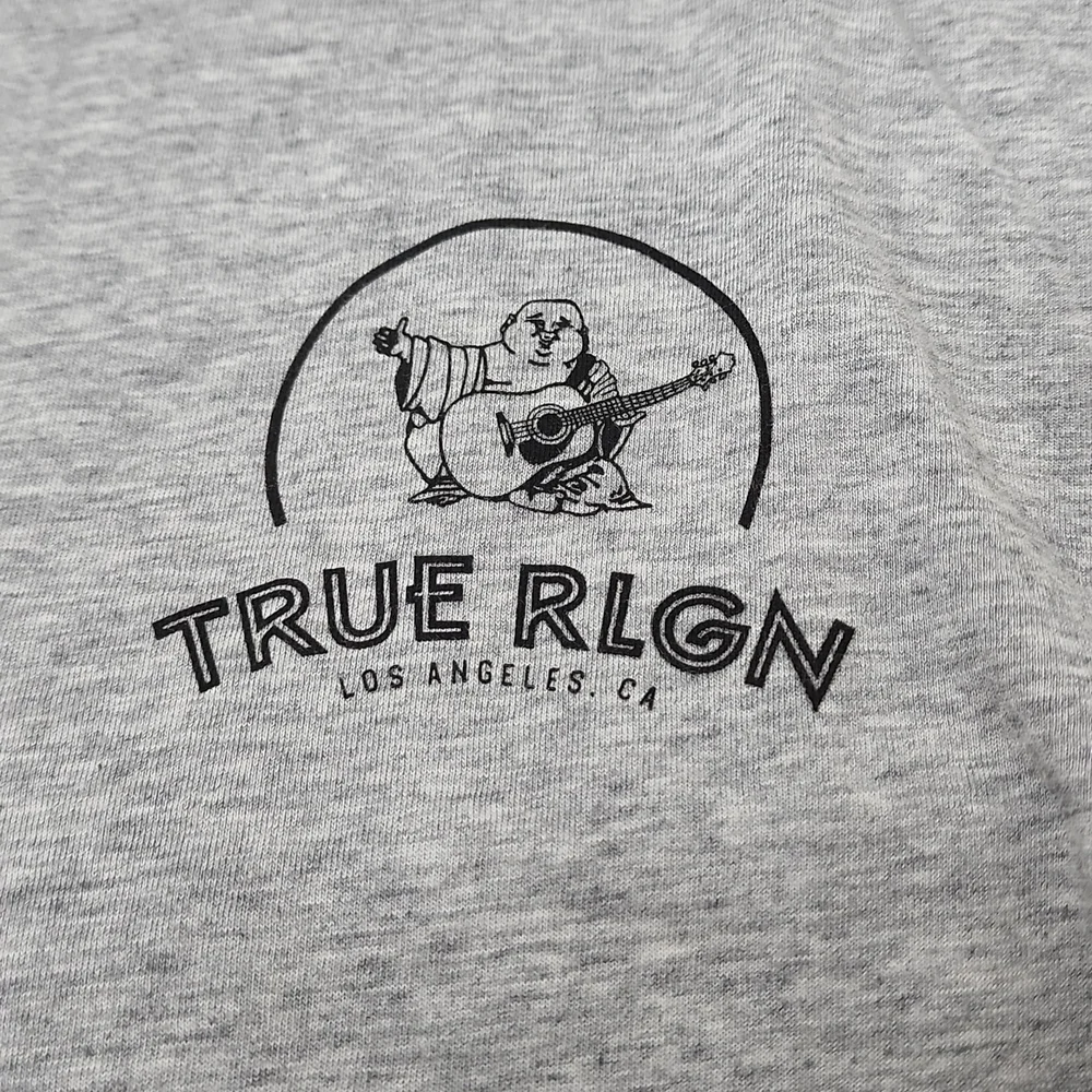 TRUE RELIGION HEATHER GREY TSHIRT EXTRA EXTRA LARGE